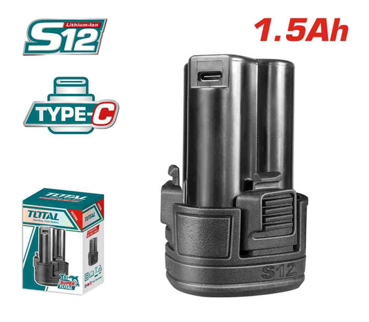 TOTAL 12V Lithium-Ion Battery Pack TBLI12153