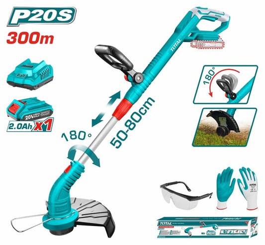 TOTAL 20V Lithium-Ion Grass Trimmer TGTLI20301