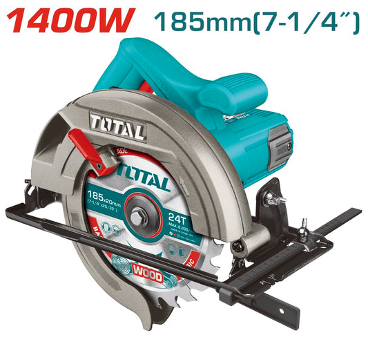 TOTAL 185mm Circular Saw TS11418526