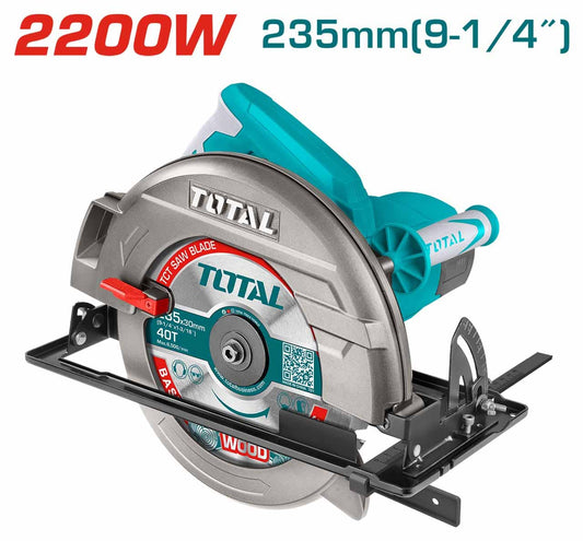 TOTAL 235mm Heavy-Duty Circular Saw TS122235622
