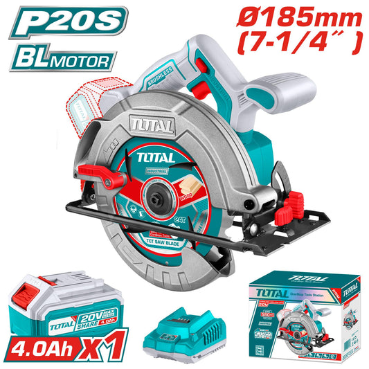 TOTAL Lithium-Ion Circular Saw TSLI18511
